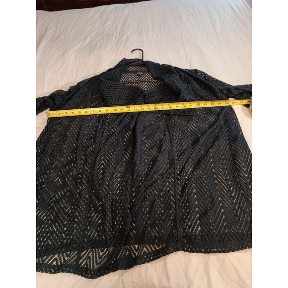 Rafaella Woman Cover Top Plus Size 2X Open Blue - Picture 4 of 10